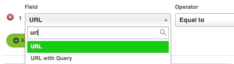 URL field filter in Fastvue Reporter