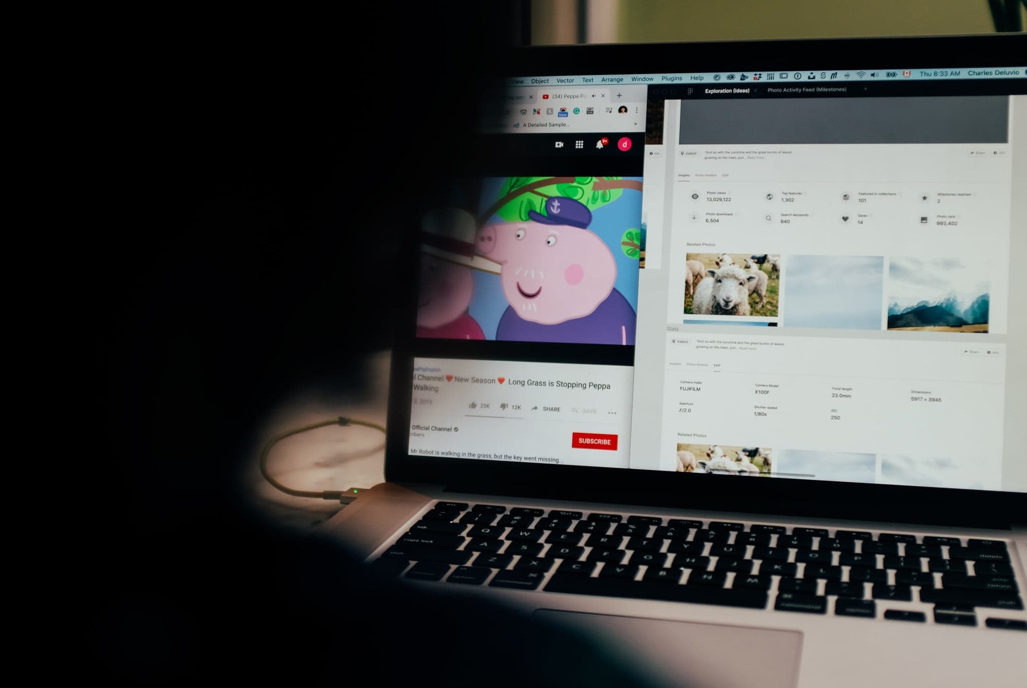 Reporting on YouTube videos