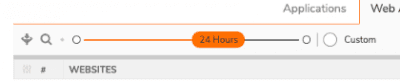SonicWall Analytics Time Picker