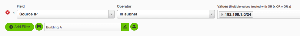 Saving a Subnet Filter