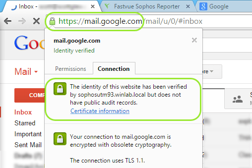 SSL Inspection Connection Verified