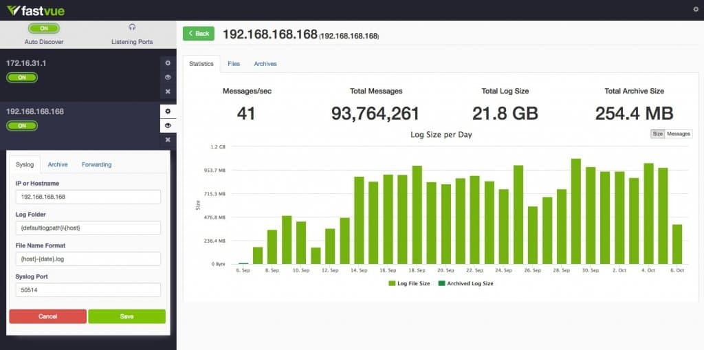 Fastvue Syslog Server