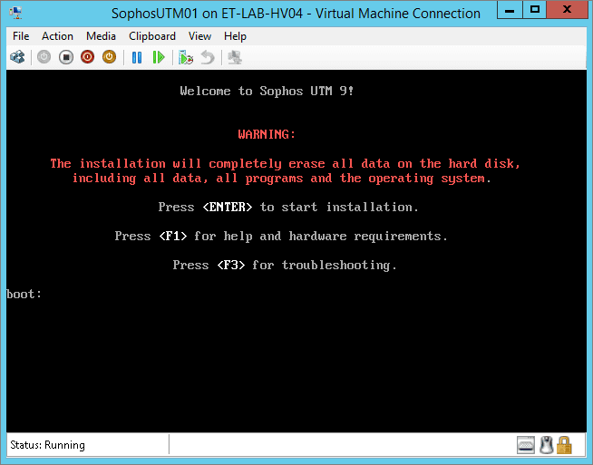 Sophos UTM Deployment - Build 1