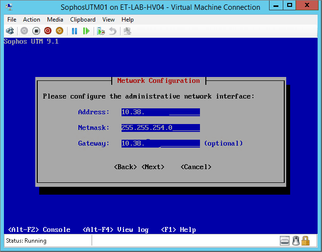 Sophos UTM Deployment - Build 8