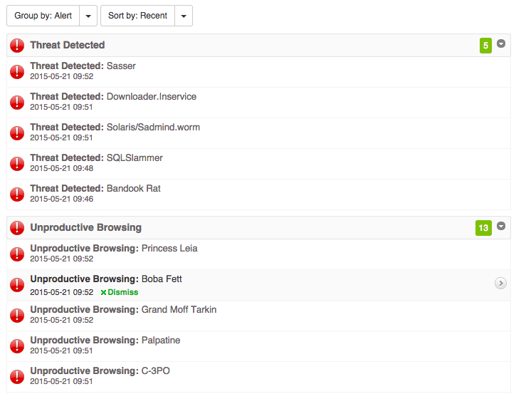 Live Alerts