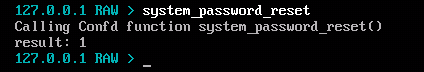 Sophos UTM system_password_reset