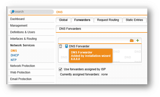 Sophos UTM Request Routing
