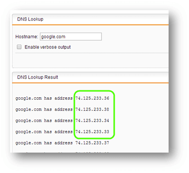 Sophos UTM DNS Test
