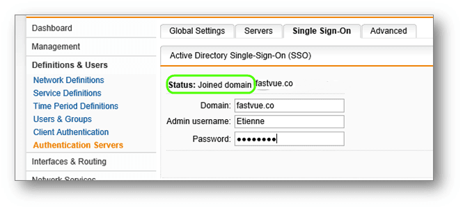 Sophos UTM Single Sign On