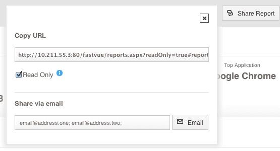 Sharing a Report