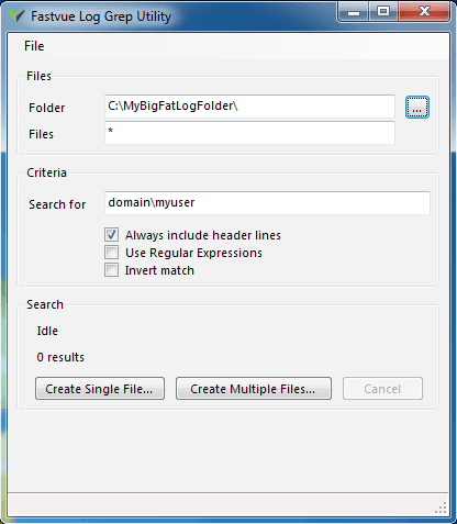 Fastvue Grep Tool for W3C Logs