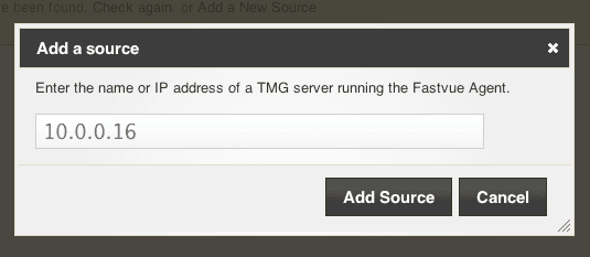 Add Source Dialog