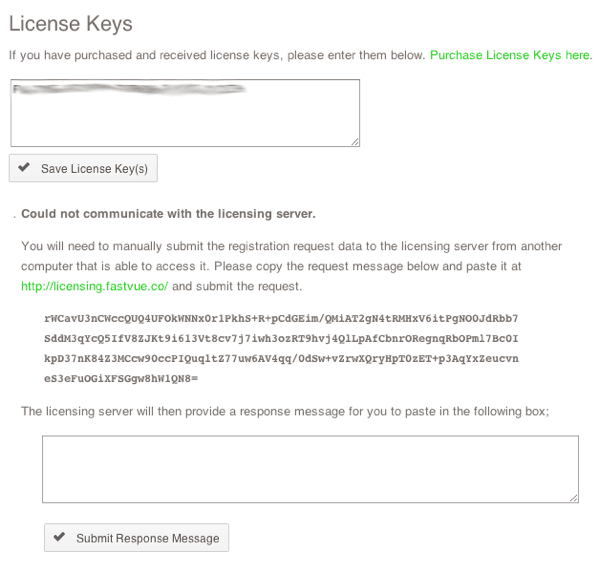 Fastvue TMG Reporter Licensing Error